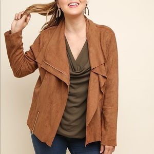 Umgee Suede Moto Jacket